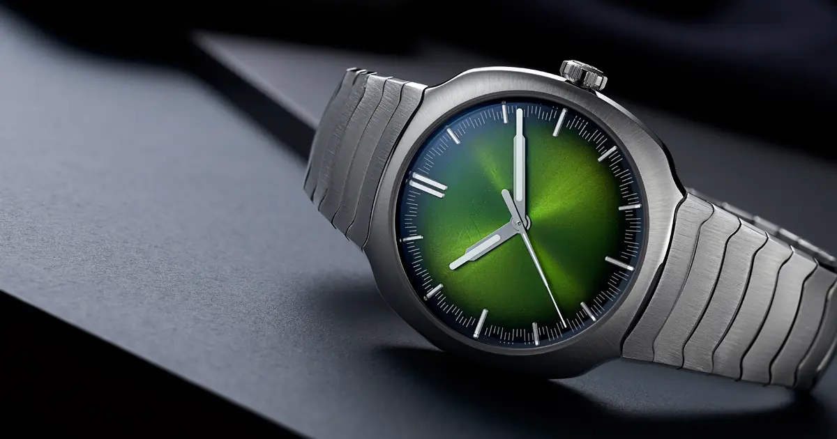 H. Moser & Cie. Streamliner Centre Seconds Matrix Green
